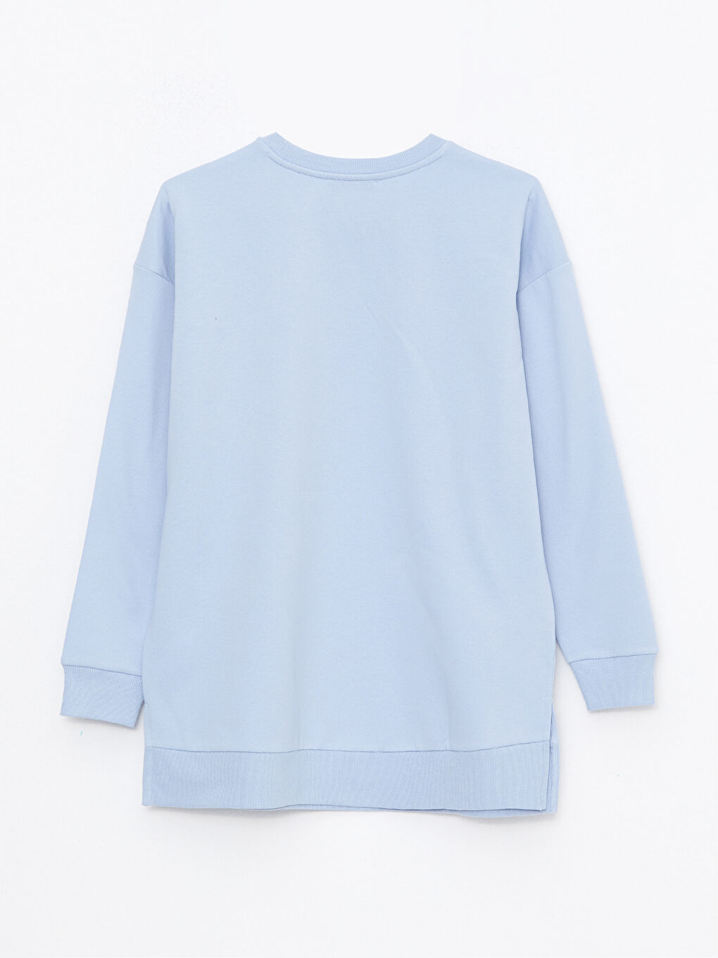 LCWAIKIKI Basic Rundhalsausschnitt Bedruckt Langarm Damen Sweatshirt -W2BG22Z8-FH0