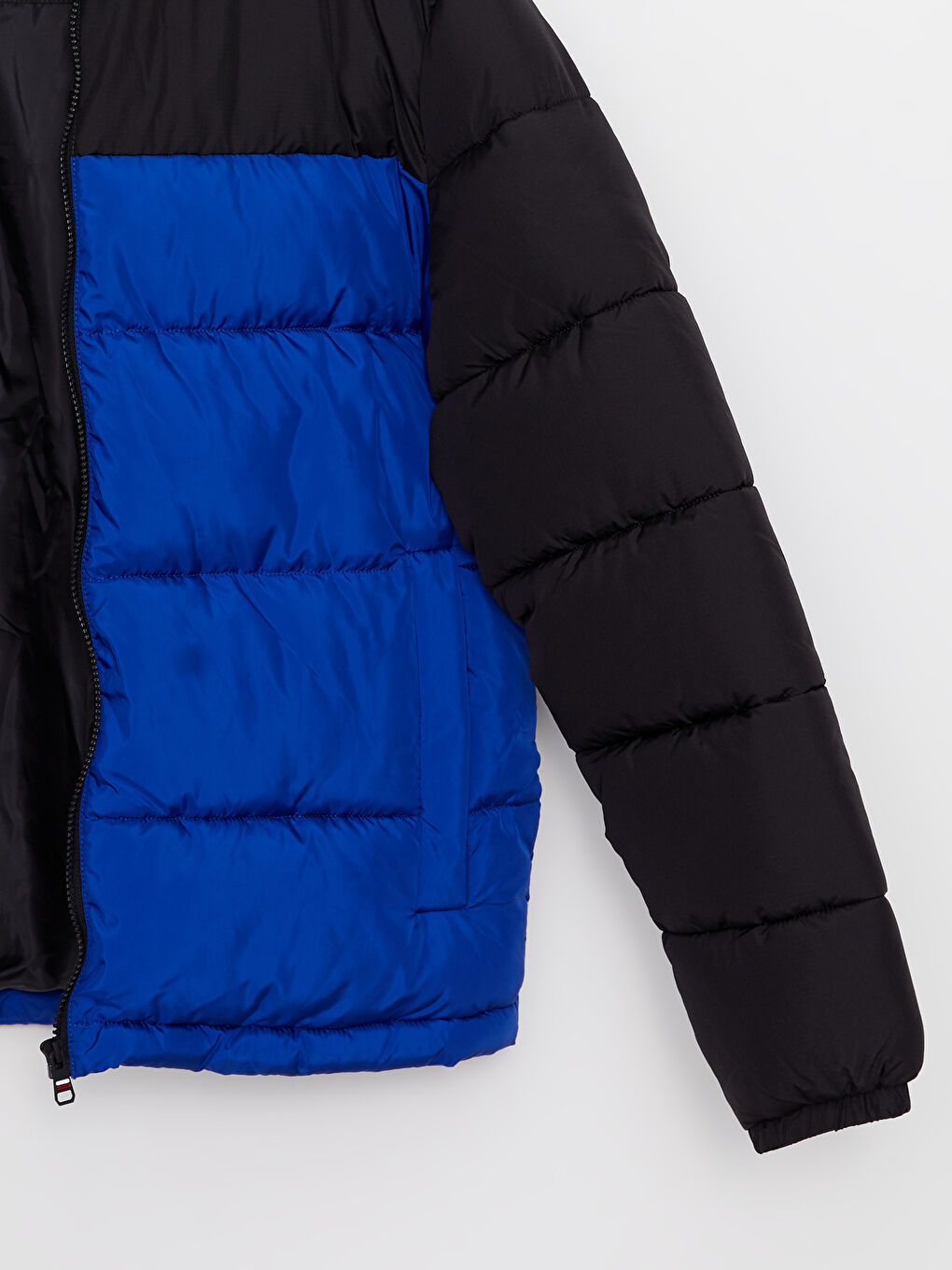 Standard Fit Funnel Neck Men's Puffer Coat-8