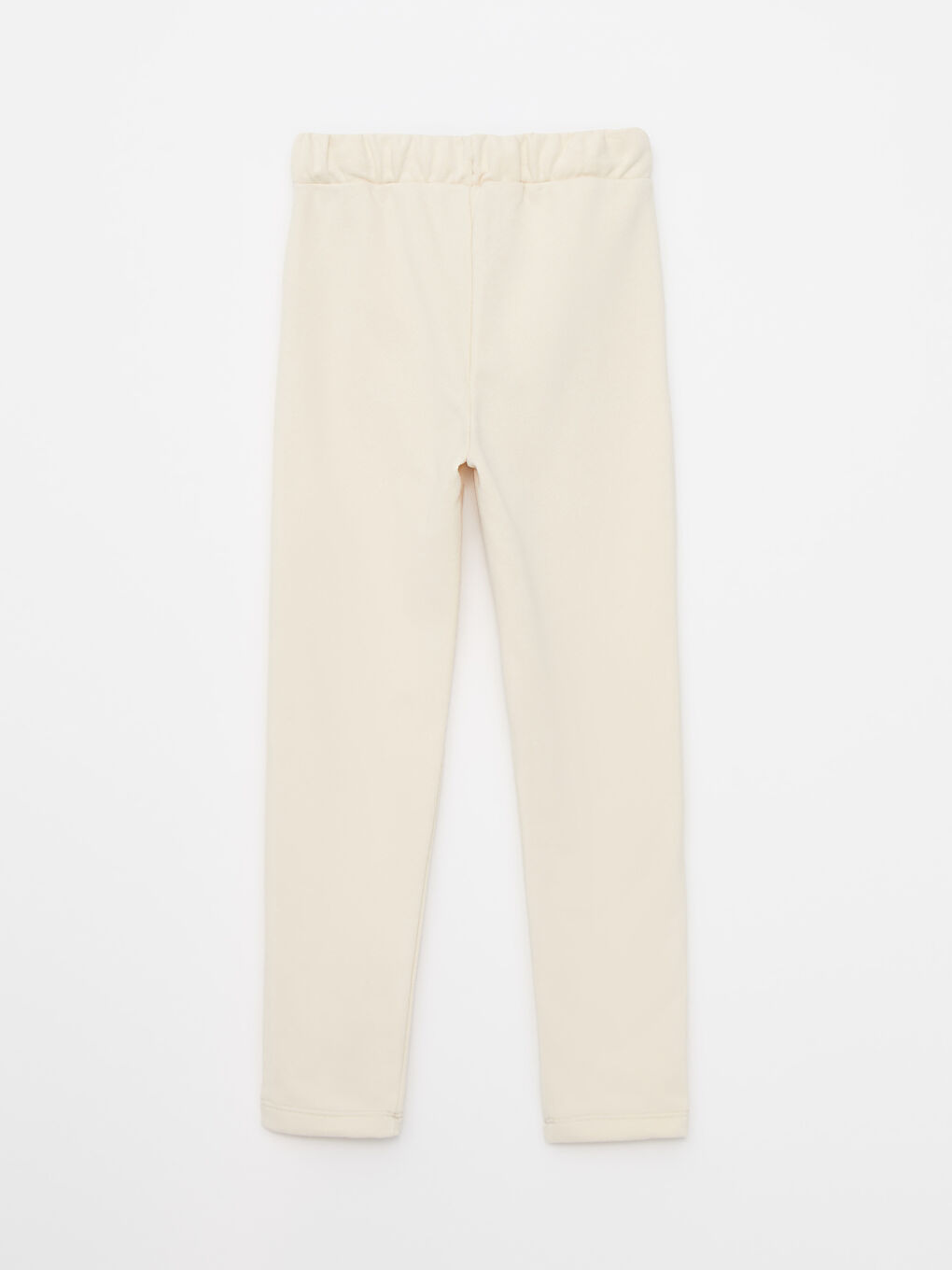 بنطلون رياضي بسيط بخصر مرن للبنات-1