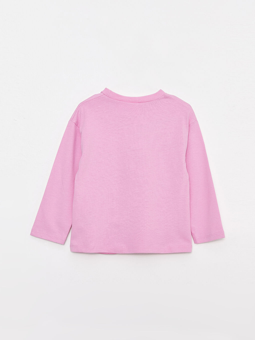 Crew Neck Mickey Mouse Printed Long Sleeve Baby Girl T-shirt -W2BH11Z1-FHJ