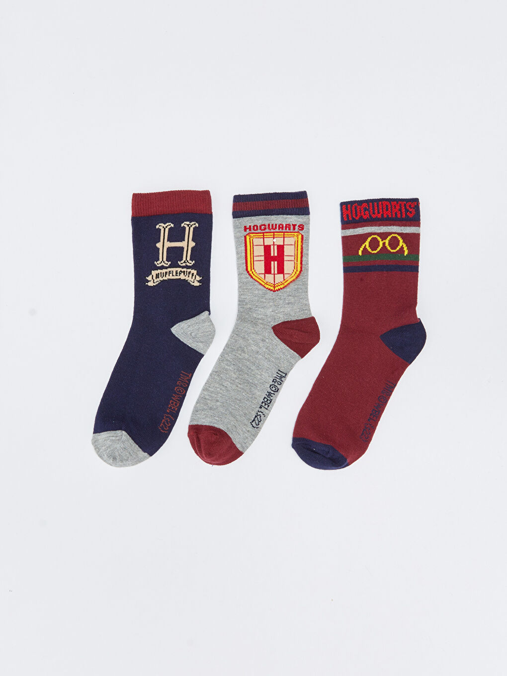 Karışık Harry Potter Desenli Erkek Çocuk Soket Çorap 3'lü-2