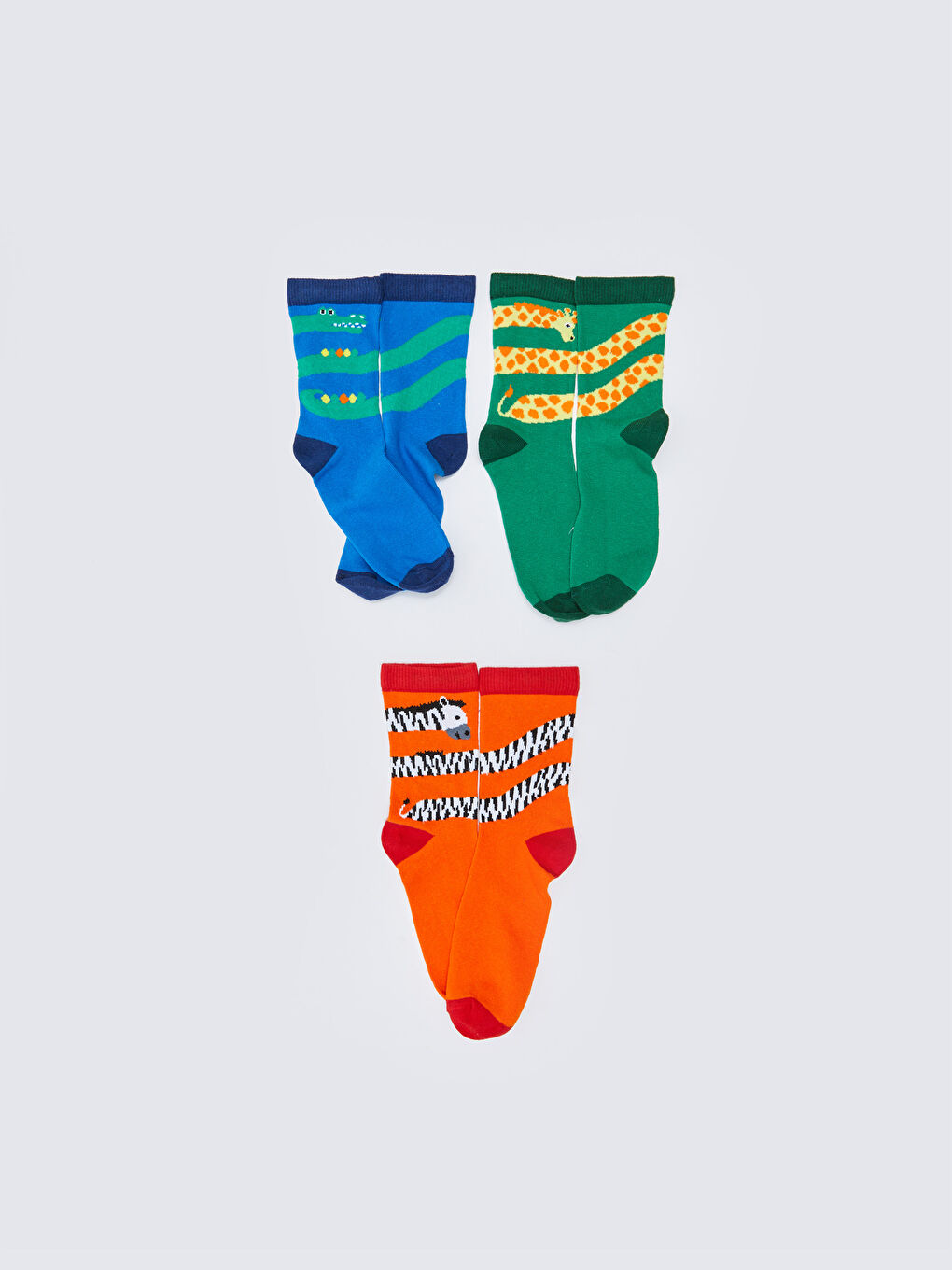 LCW Kids Patterned Boys' Ankle Socks 5 Pack -W2BH80Z4-K00
