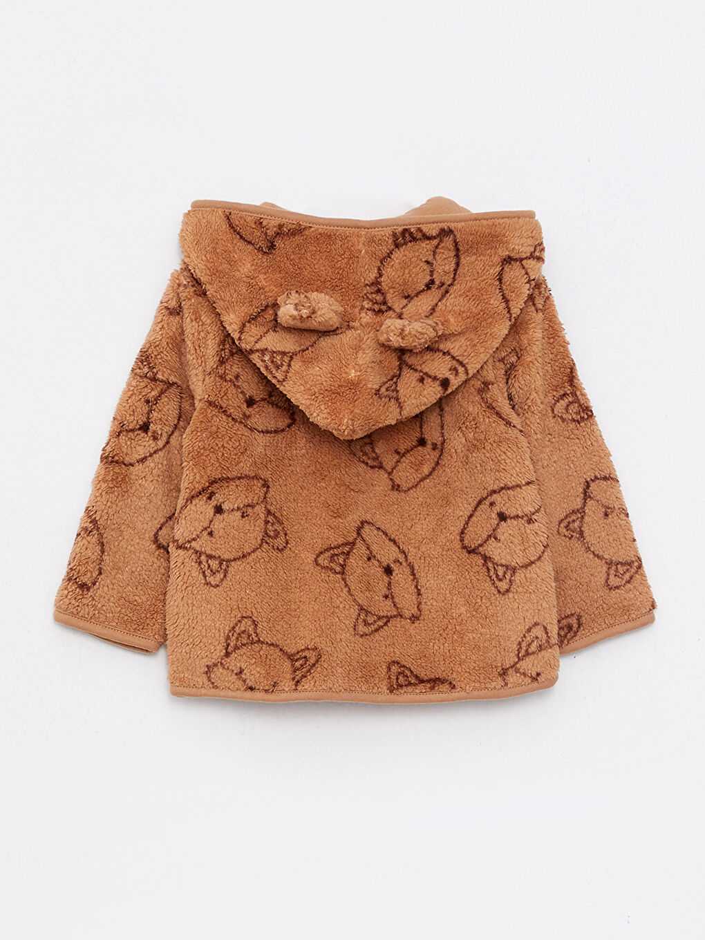 Set Trening din Pluș pentru Bebeluși Unisex cu Glugă, Mânecă Lungă, Imprimat, Set de 2-3