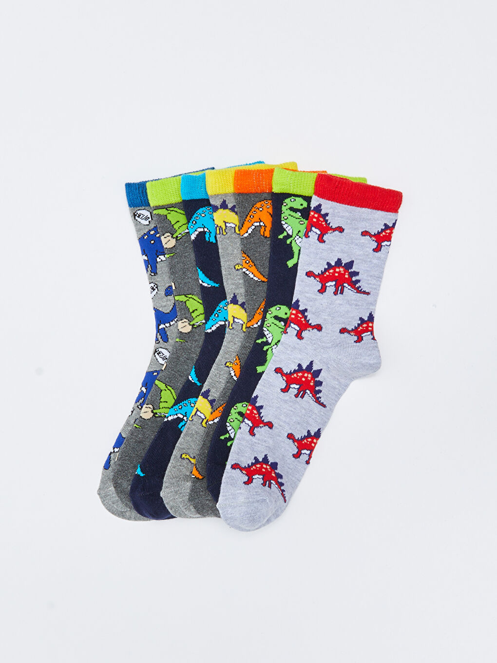 Chaussettes de Cheville pour Garçons à Motifs Lot de 7 Pièces