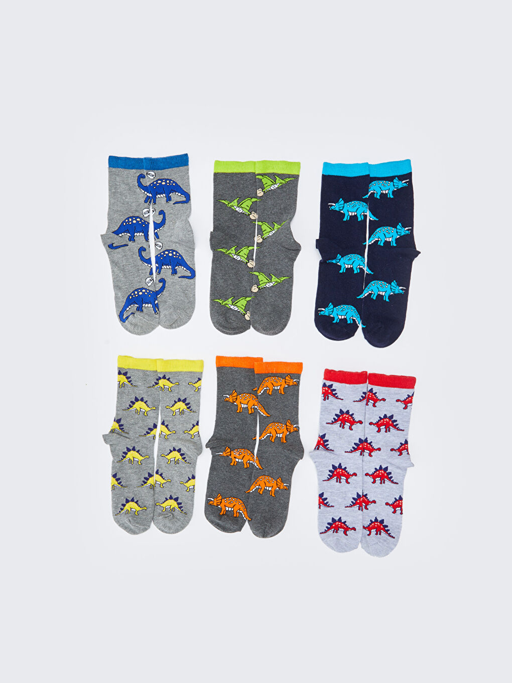 Chaussettes de Cheville pour Garçons à Motifs Lot de 7 Pièces-1