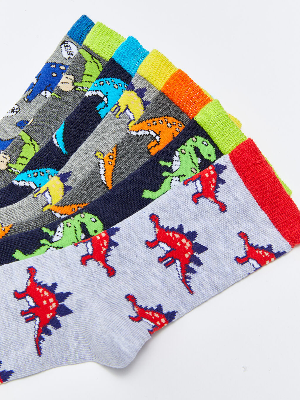 Chaussettes de Cheville pour Garçons à Motifs Lot de 7 Pièces-2