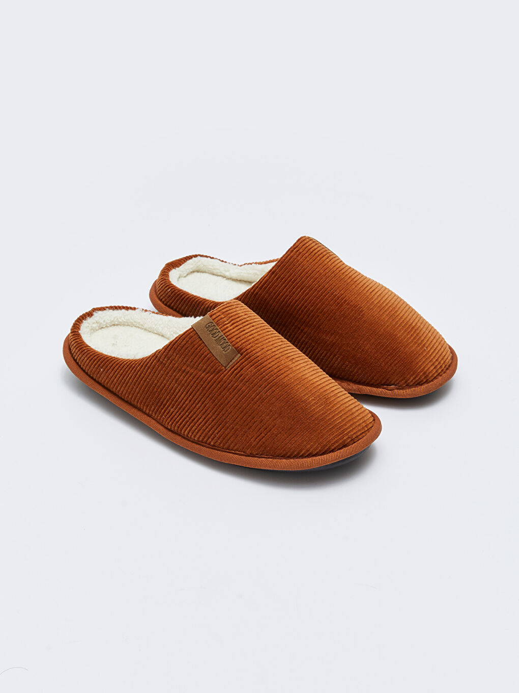 Kahverengi Düz Önü Kapalı Erkek Ev Terliği