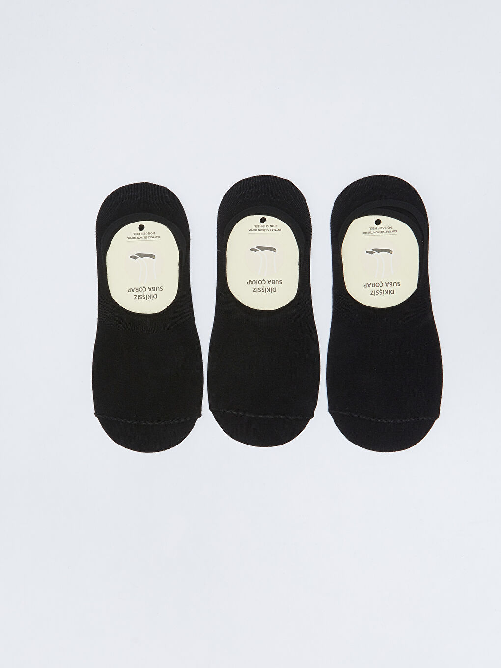 LCW ACCESSORIES Siyah Erkek Bambu Babet Çorap 3'lü - 1