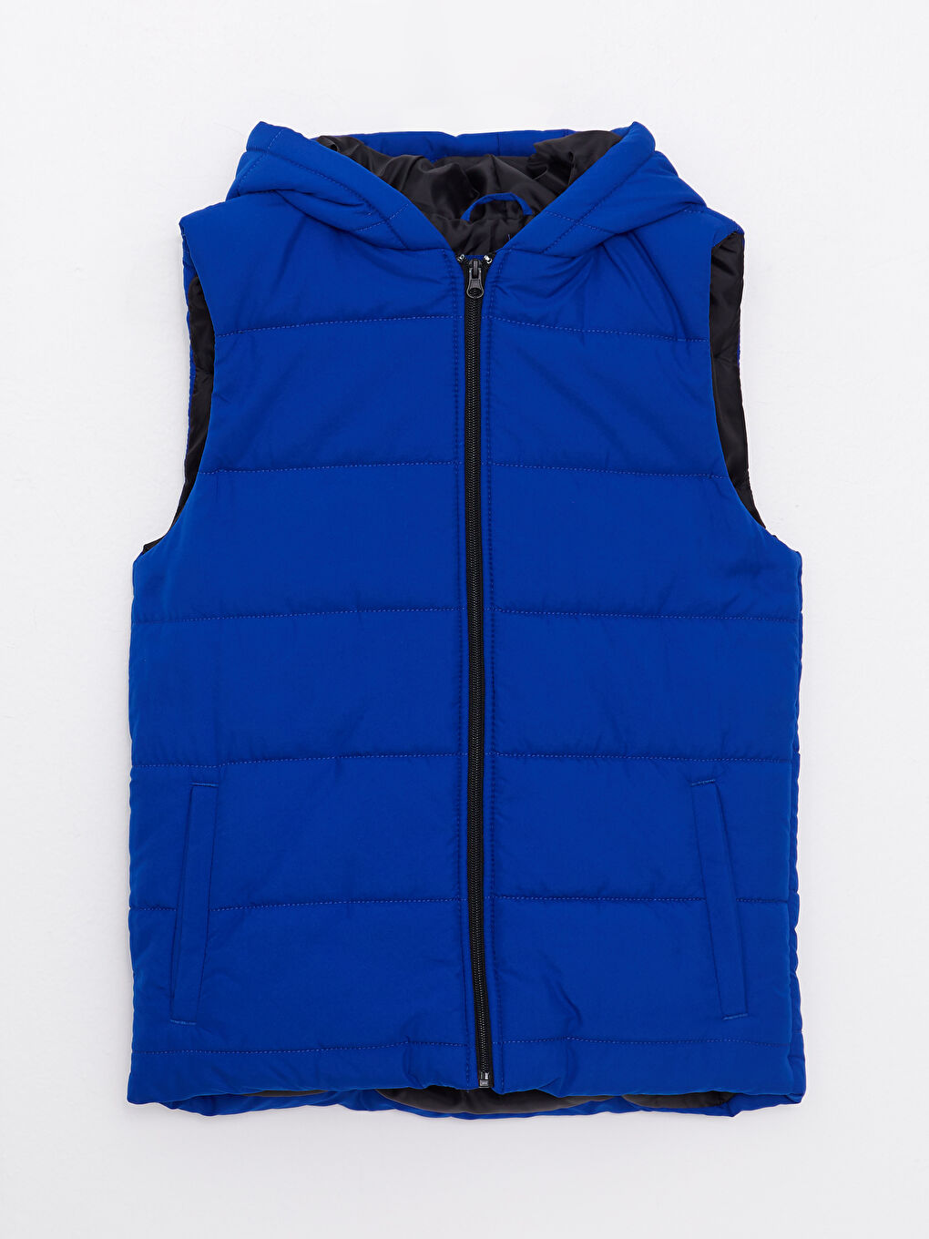 Standard Fit Hooded Men's Vest-6