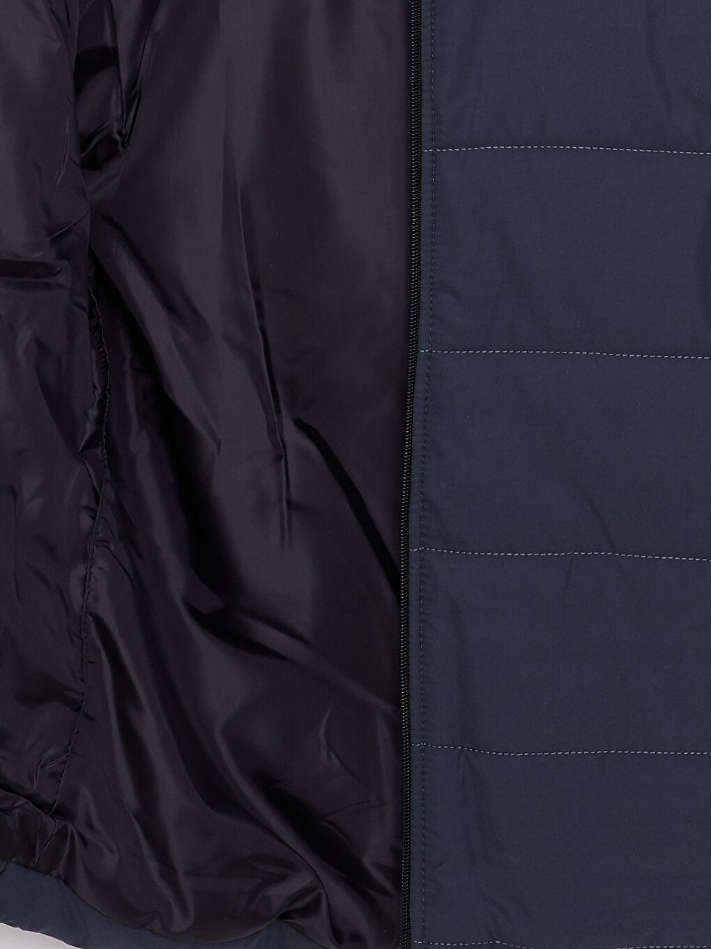 Antrasit Standart Kalıp Kapüşonlu Erkek Yelek-7