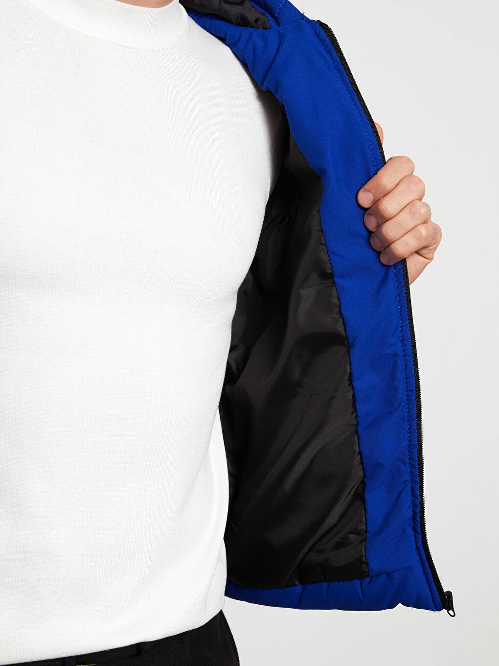 Standard Fit Hooded Men's Vest-4