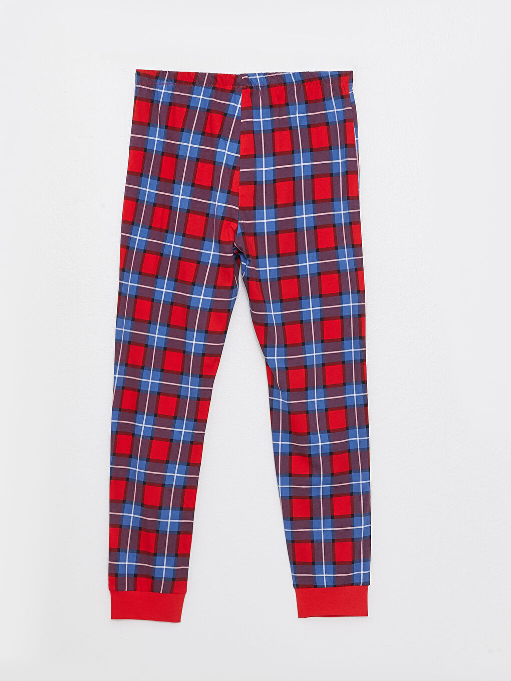 LCW Young Elasticated Waist Plaid Women's Jogger Pyjama Bottoms -W2BI78Z8-LPA