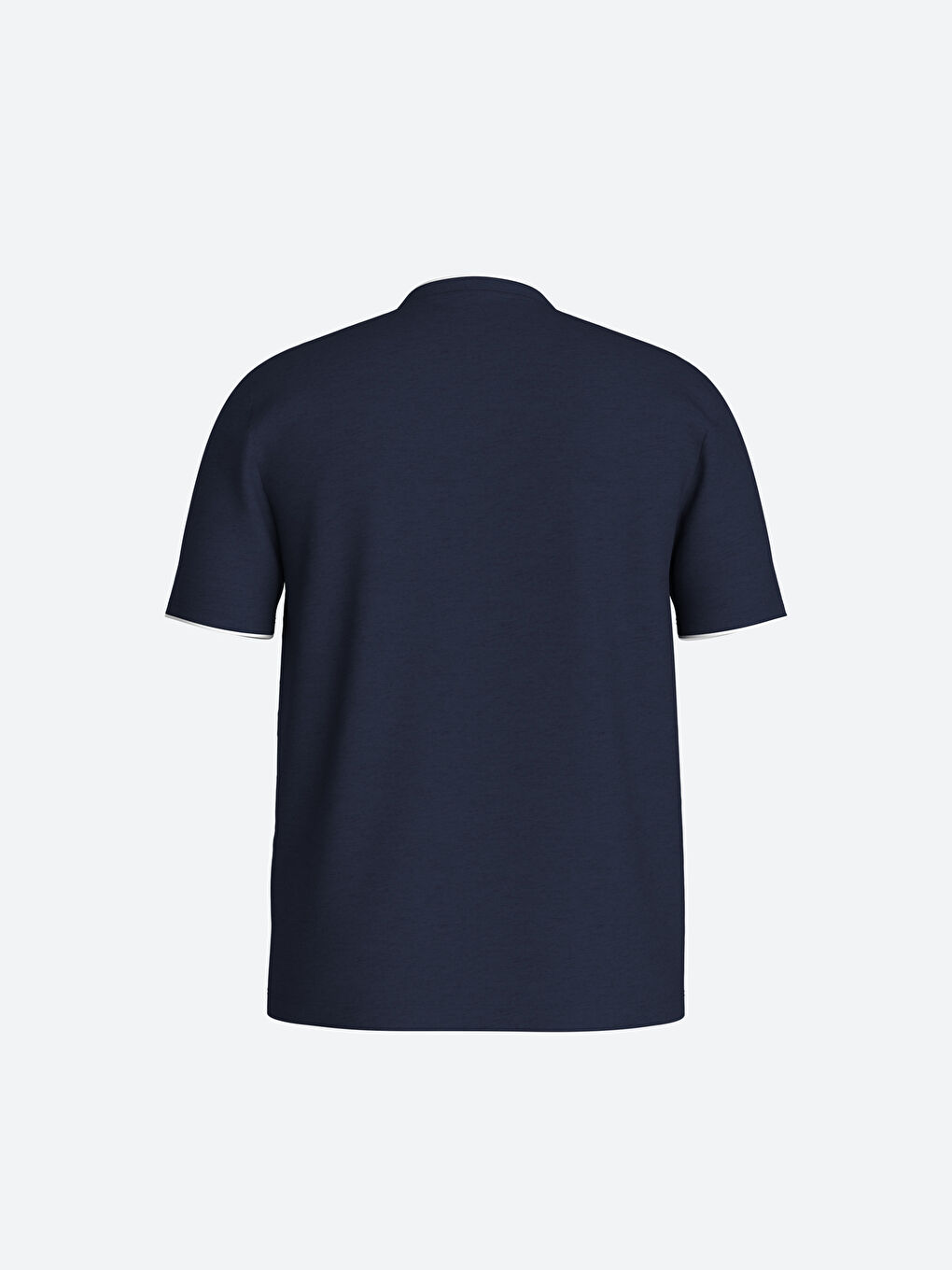 Crew Neck Short Sleeve Printed Combed Cotton Men's T-shirt-1