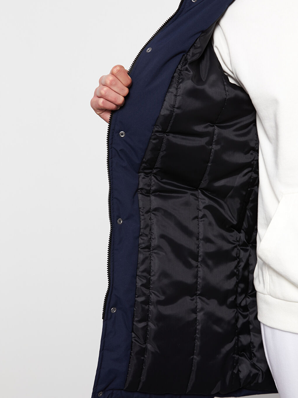 LCW ECO معطف رجال بقبّ بمقاس عادي -W2BJ35Z8-R4K
