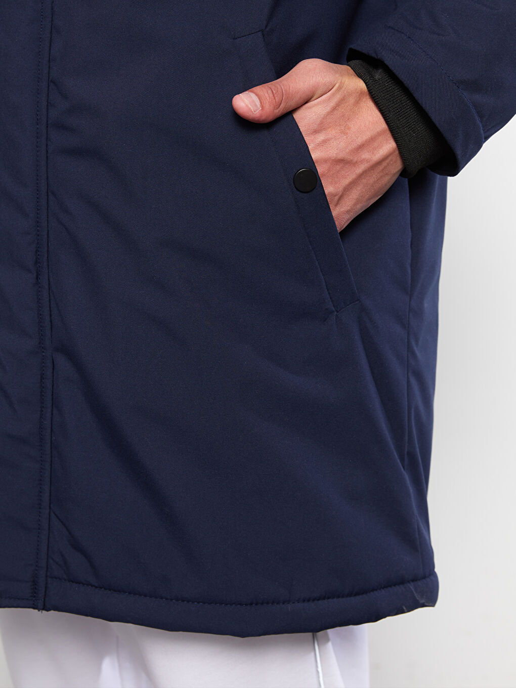 LCW ECO معطف رجال بقبّ بمقاس عادي -W2BJ35Z8-R4K