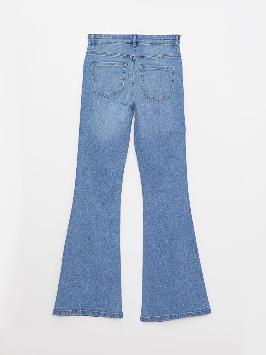 Blugi Evazați Marte cu Talie Înaltă pentru Femei-6