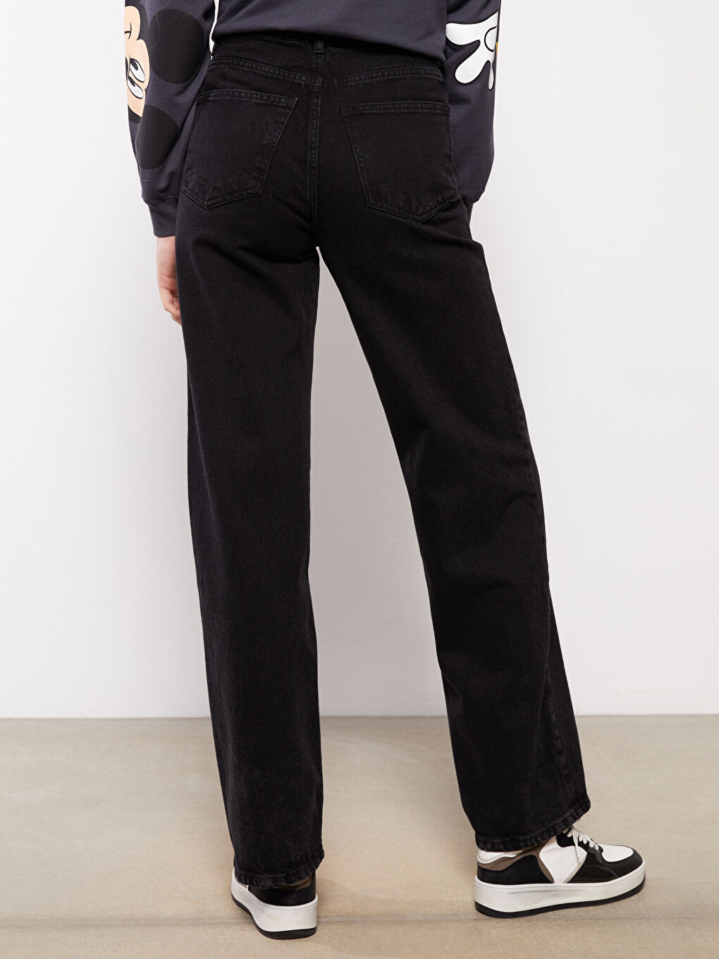 Wideleg Pocket Detailed Wide Leg Women's Rodeo Jeans-4