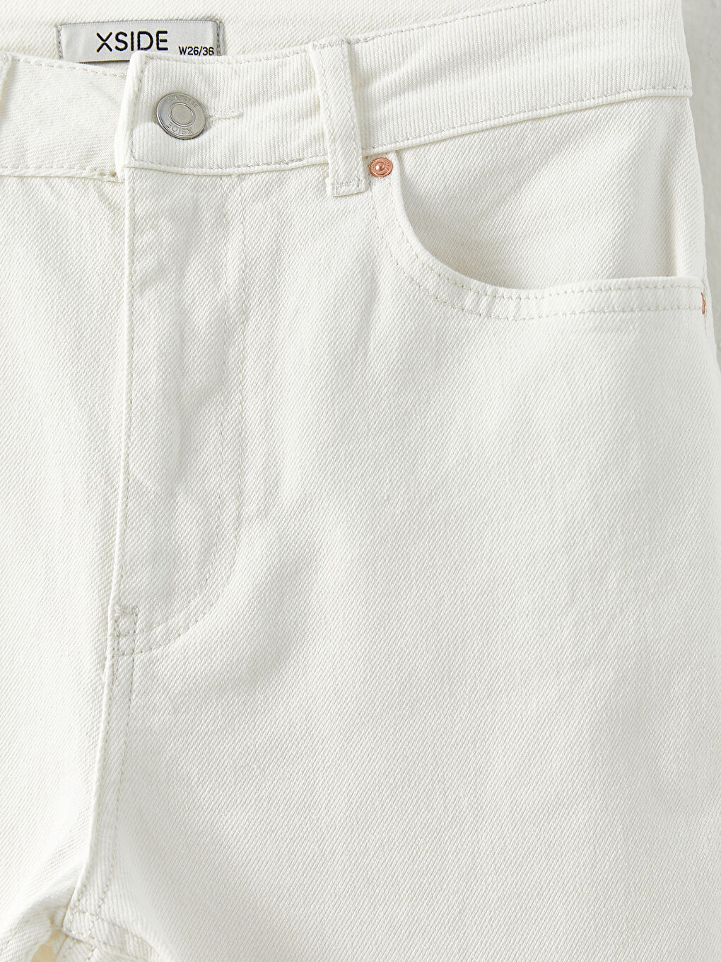 High Waist Slim Mom Straight Pocket Detailed Women Jeans-7