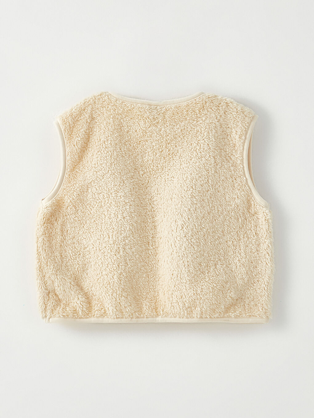 LCW ECO V Neck Basic Plush Girl Vest -W2BJ78Z4-RVF