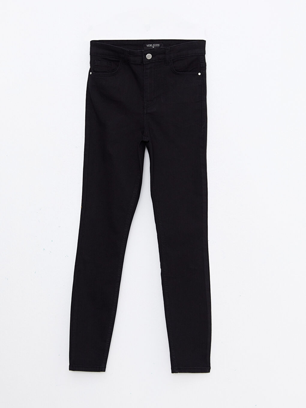 LCW ECO Women's High Waist Mercury Skinny Fit Straight Jean Pants -W2BJ82Z8-326
