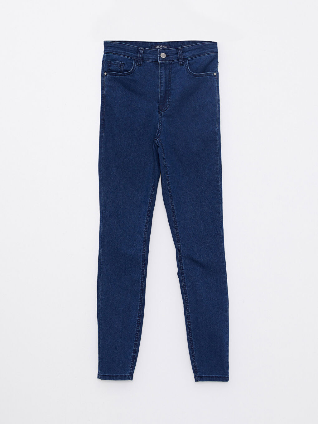 LCW ECO Women's High Waist Mercury Skinny Fit Straight Jean Pants -W2BJ83Z8-H45