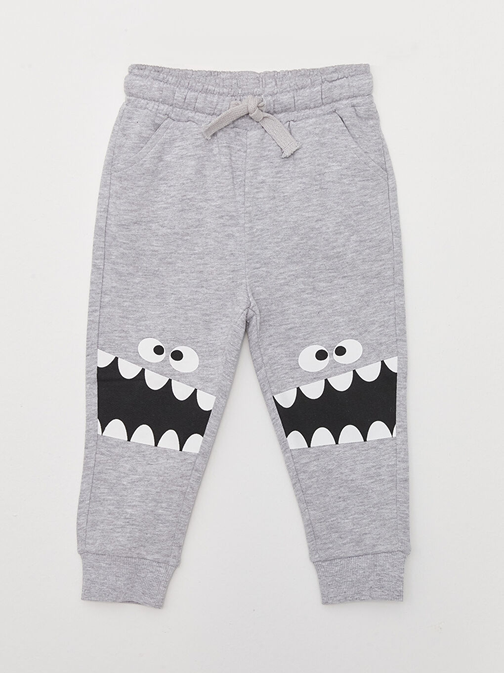 H12 Printed Baby Boy Tracksuit Bottom with Elastic Waistband -W2BJ99Z1-D5P