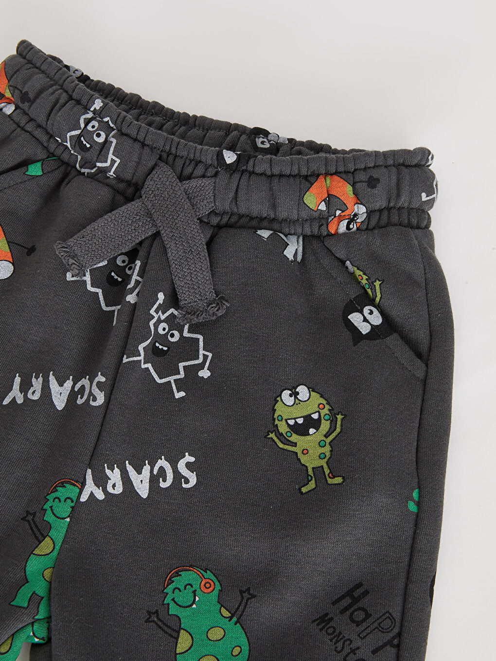 LCW baby H12 Printed Baby Boy Tracksuit Bottom with Elastic Waistband -W2BK00Z1-LQ9