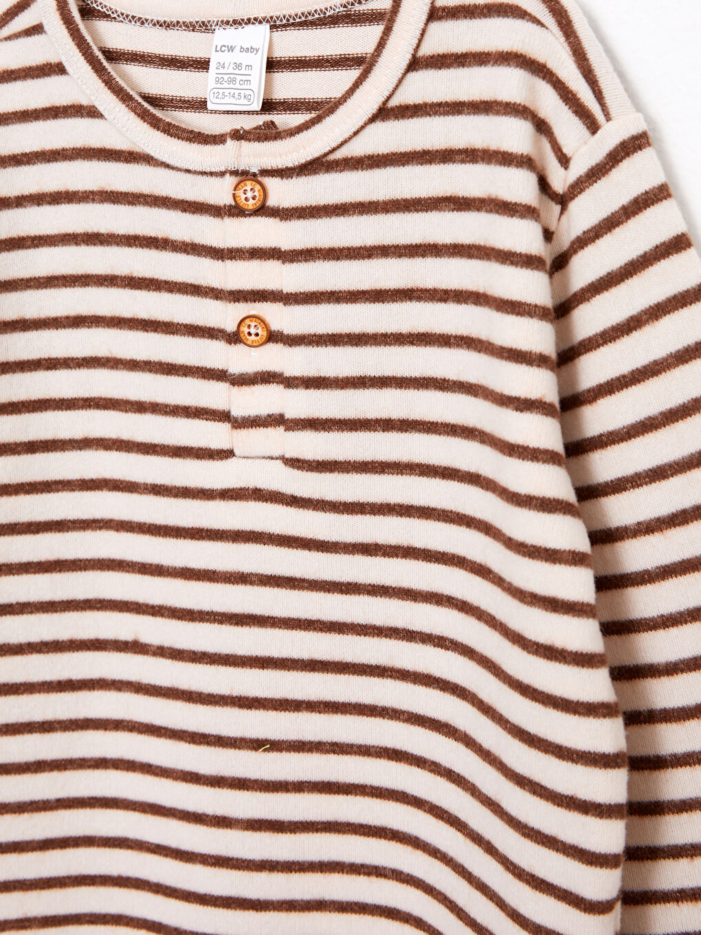 Crew Neck Long Sleeve Striped Baby Boys' T-Shirt-6