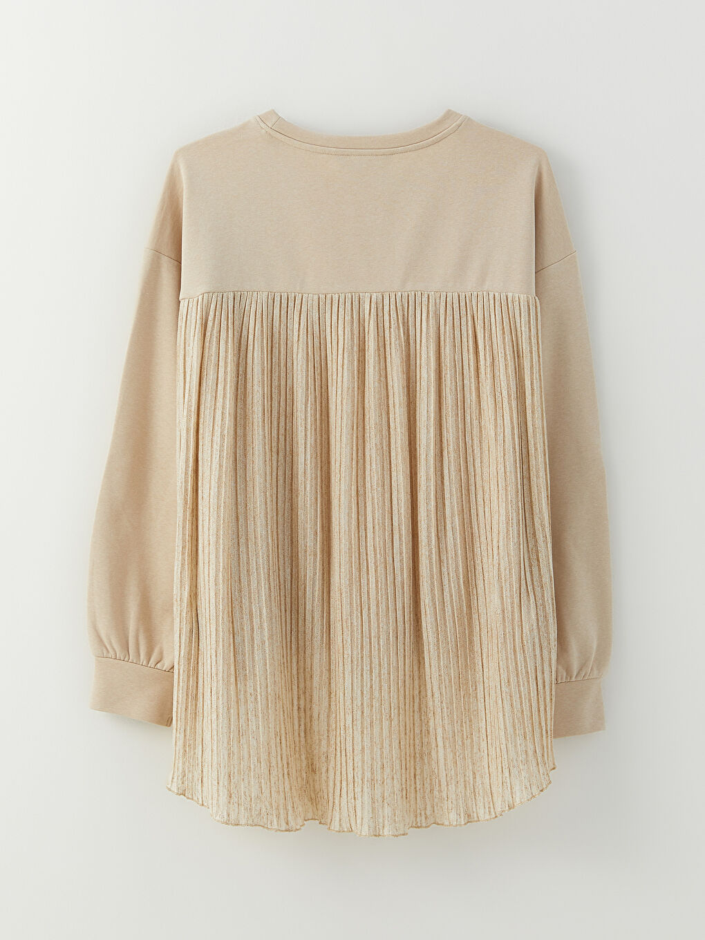 Crew Neck Plain Long Sleeve Women's Sweatshirt-9