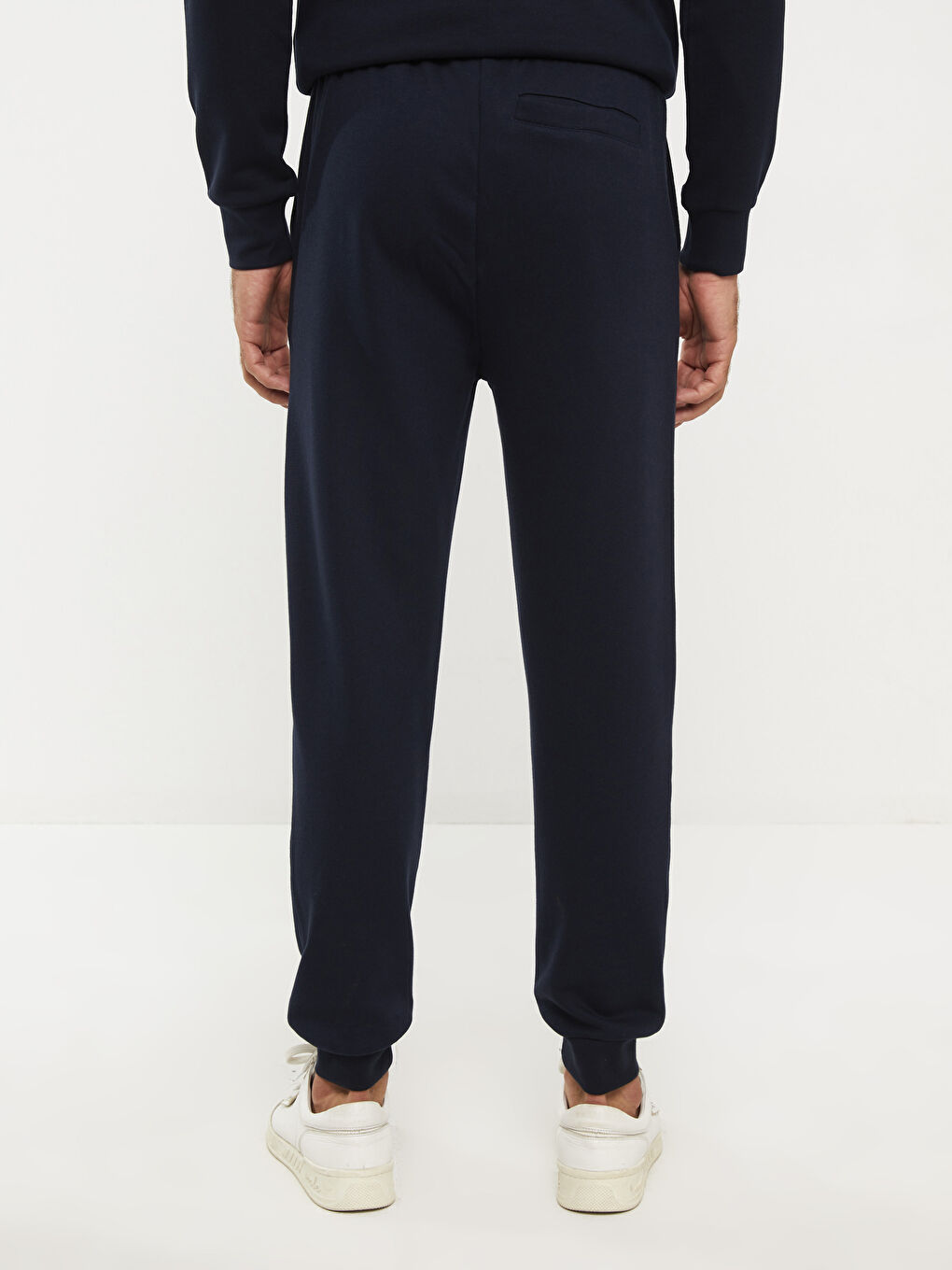 Lacivert Standart Kalıp Erkek Eşofman Altı-5