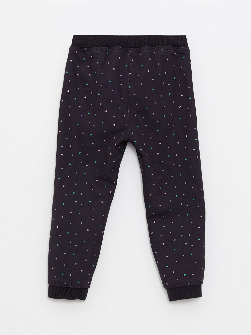 Elasticated Waist Printed Baby Girls' Trousers -W2BK52Z1-LQ9