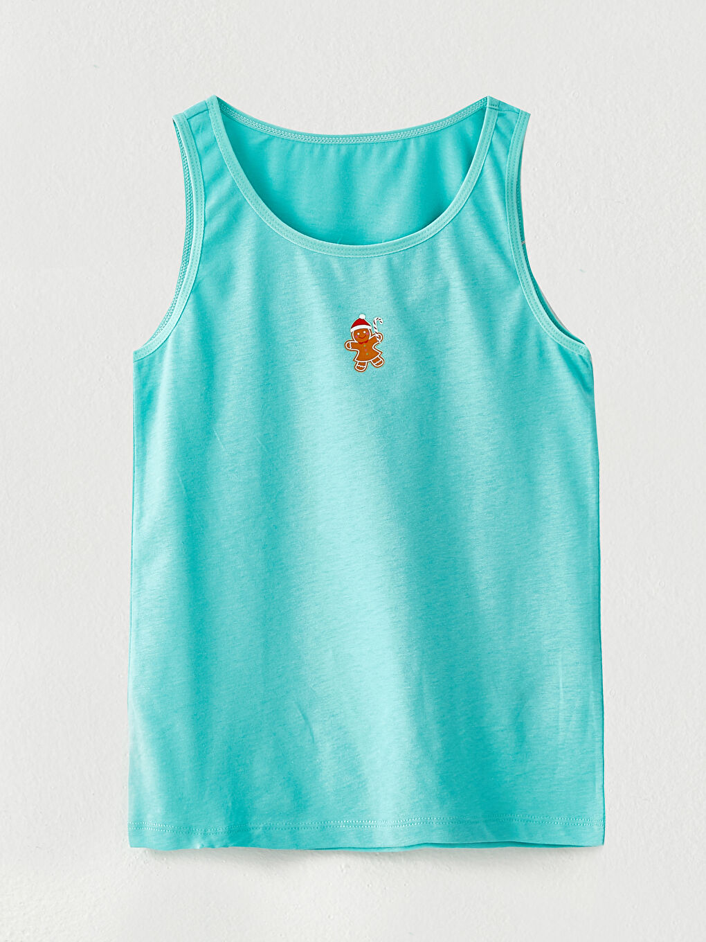 Crew Neck Printed Cotton Girl Singlet 2-Pack-1