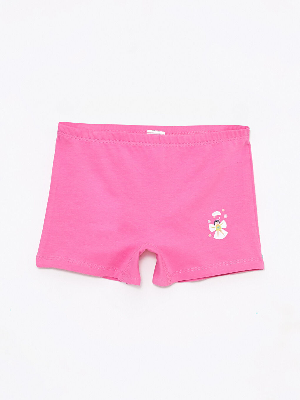 LCW Kids Square Neck Printed Strappy Cotton Girl Singlet and Boxer -W2BK70Z4-LT9