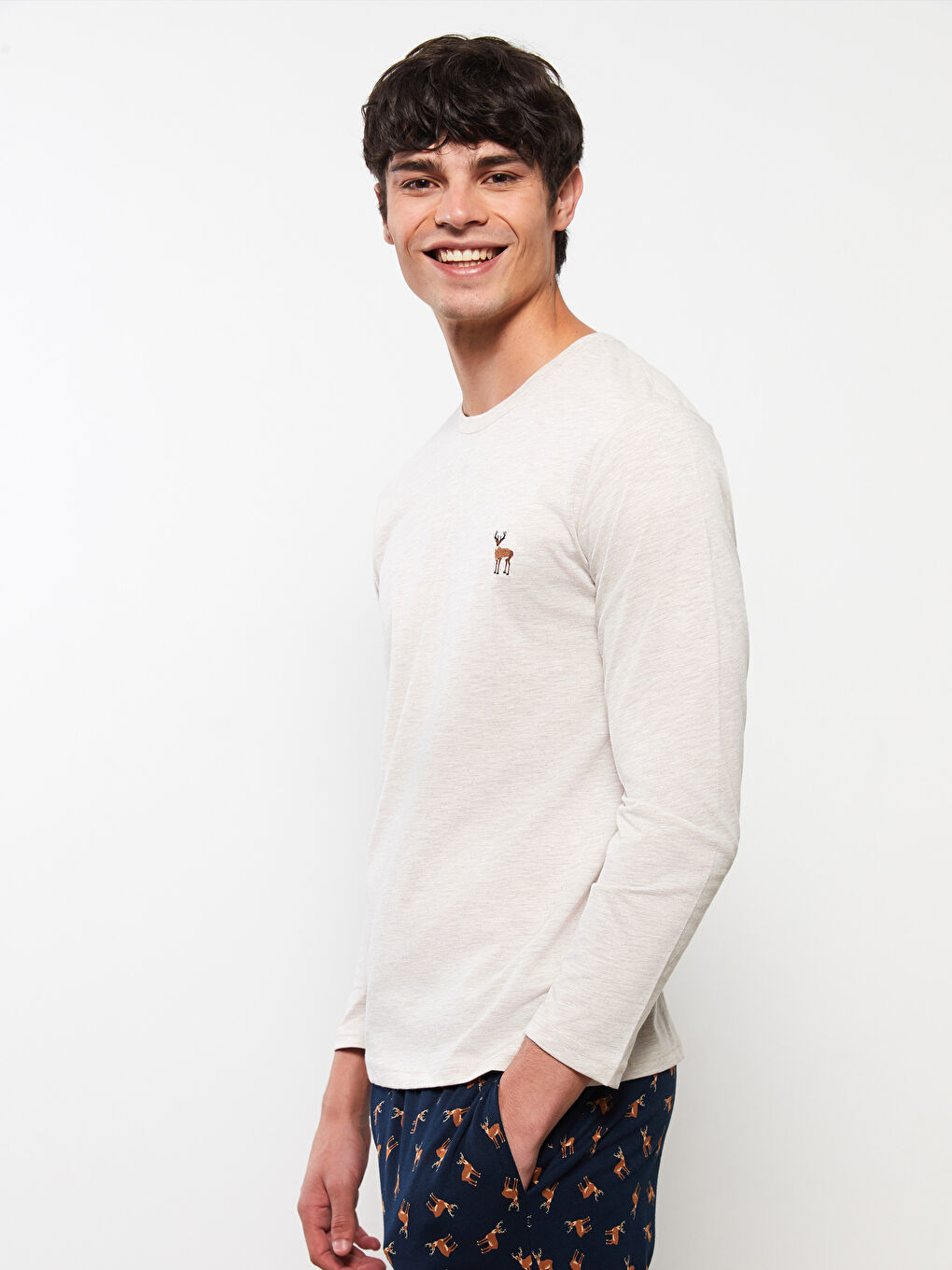 Мужской Пижамный Комплект Стандартного Кроя-2