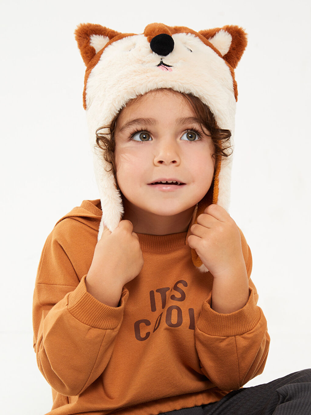 LCW ACCESSORIES 3D Applique Detailed Plush Boy Snow Hat -W2BK88Z4-T9A