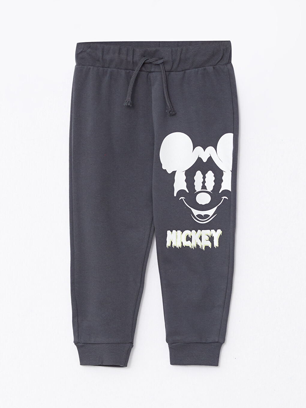 Elastic Waist Mickey Mouse Printed Baby Boys' Sweatpants-1
