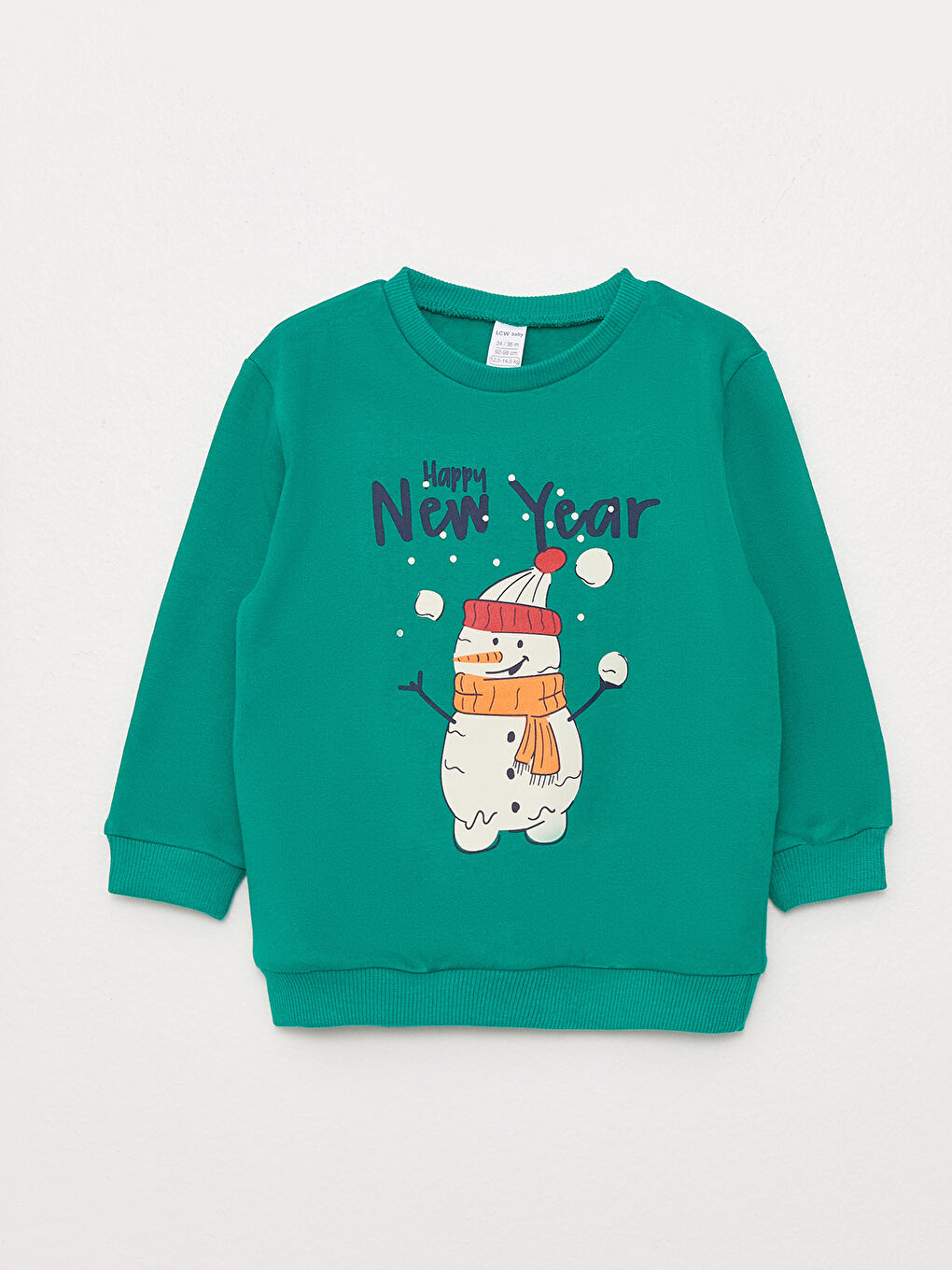 Crew Neck Long Sleeve New Year Themed Baby Boy Sweatshirt 2-pack-2