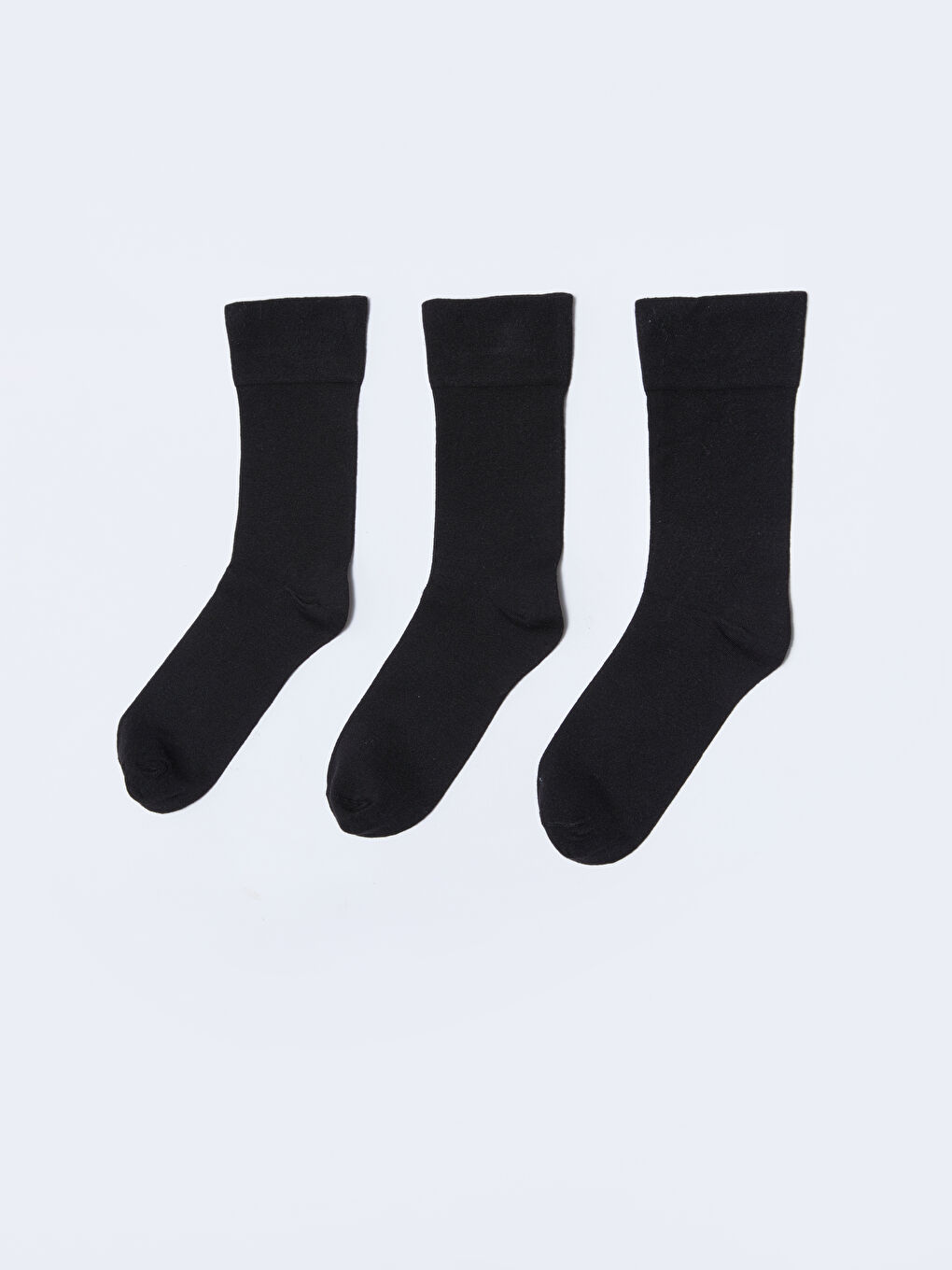 Siyah Erkek Bambu Soket Çorap 3'lü-1