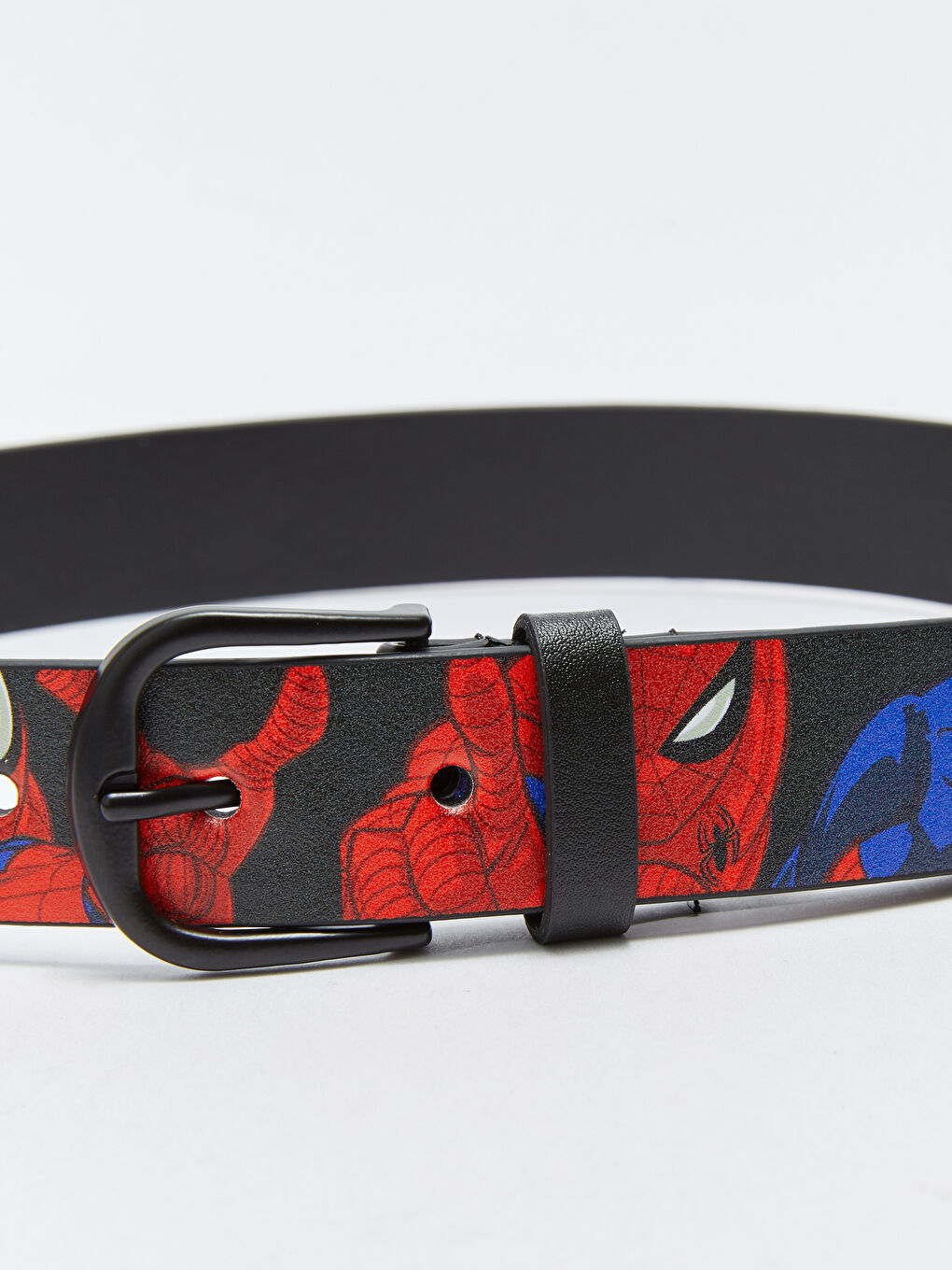 Siyah Deri Görünümlü Spiderman Lisanslı Erkek Çocuk Kemer-3