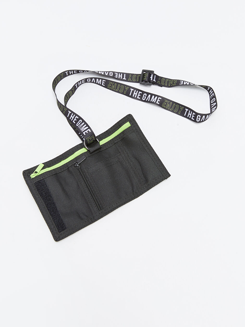 Siyah Yazı Baskılı Erkek Çocuk Cüzdan-1