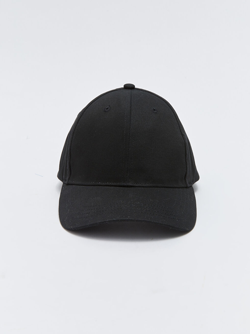 Siyah Kadın Düz Kep Şapka-3