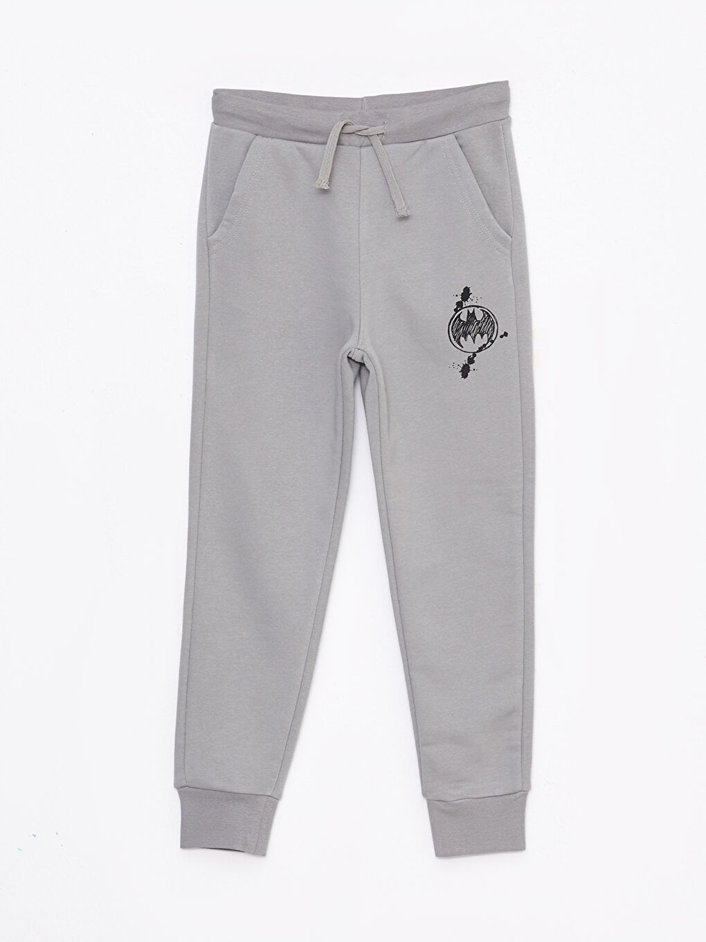 Set Băiat Batman Imprimat cu Glugă, Bluza de Trening cu Mânecă Lungă și Pantaloni de Trening-2