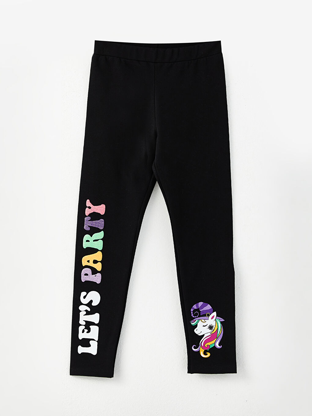 Crew Neck Printed Long Sleeve Girls' Sweatshirt Leggings & Crown-2