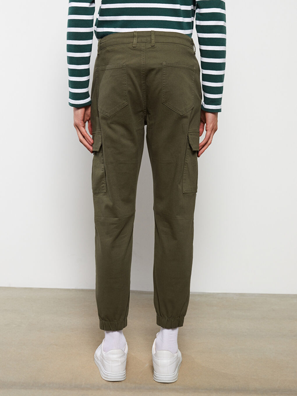 XSIDE Standard Fit Twill Men's Cargo Trousers -W2BM44Z8-RFK
