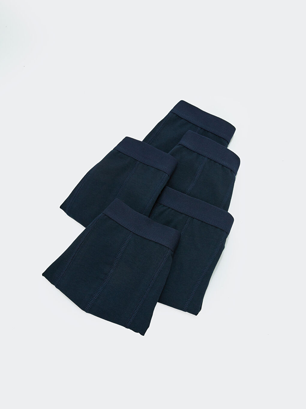 سراويل بوكسر قطن مطاطي عادي للرجال - عبوة من ٥ قطع-1