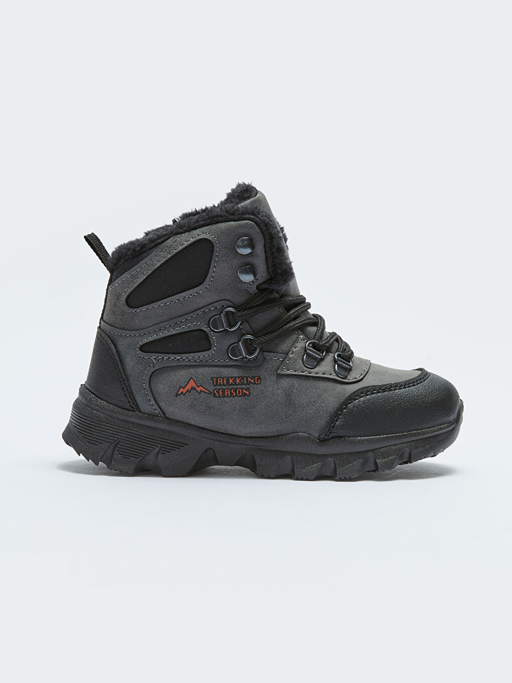 Треккинговые ботинки на шнуровке для мальчиков-1