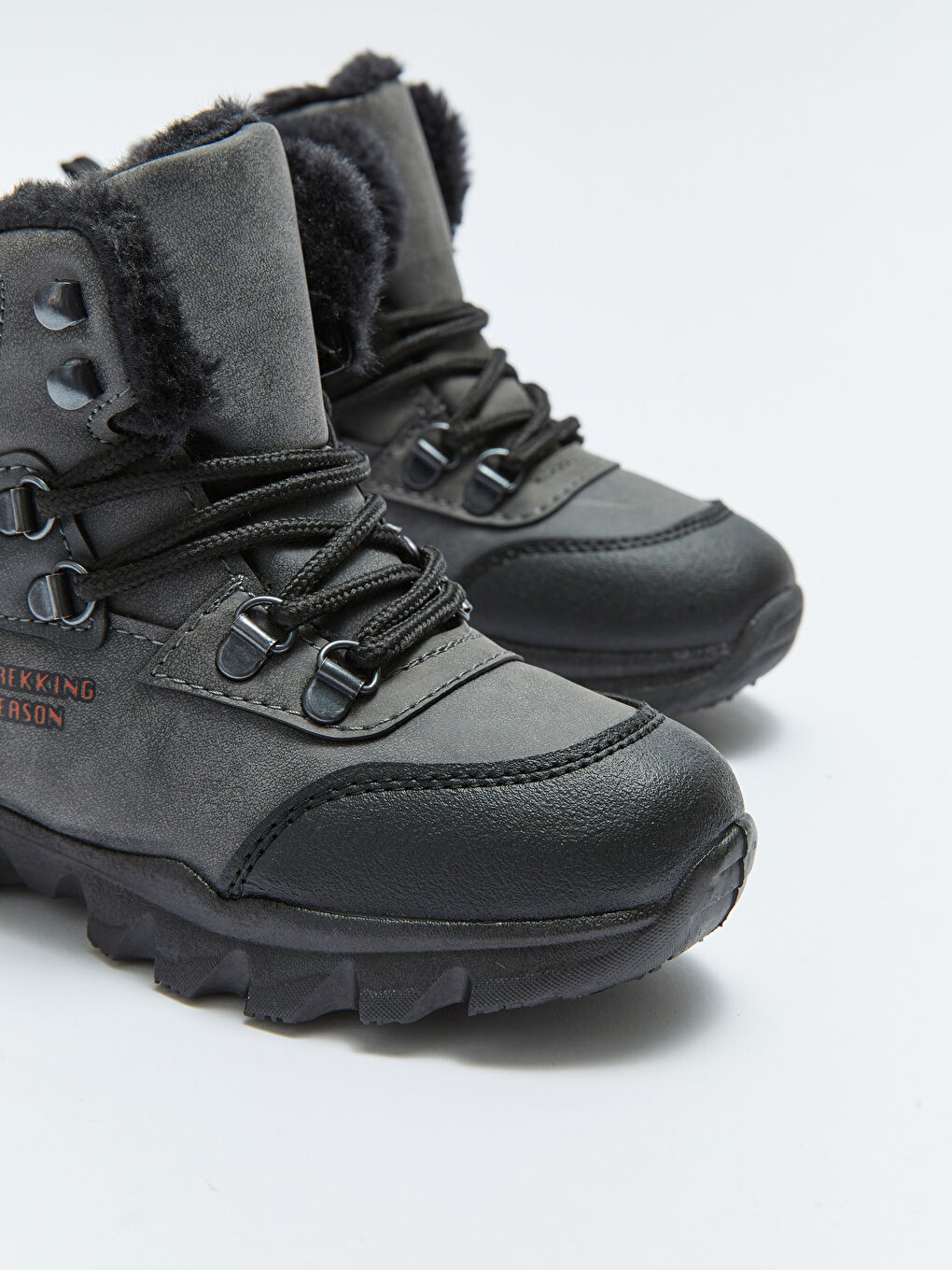 Треккинговые ботинки на шнуровке для мальчиков-2