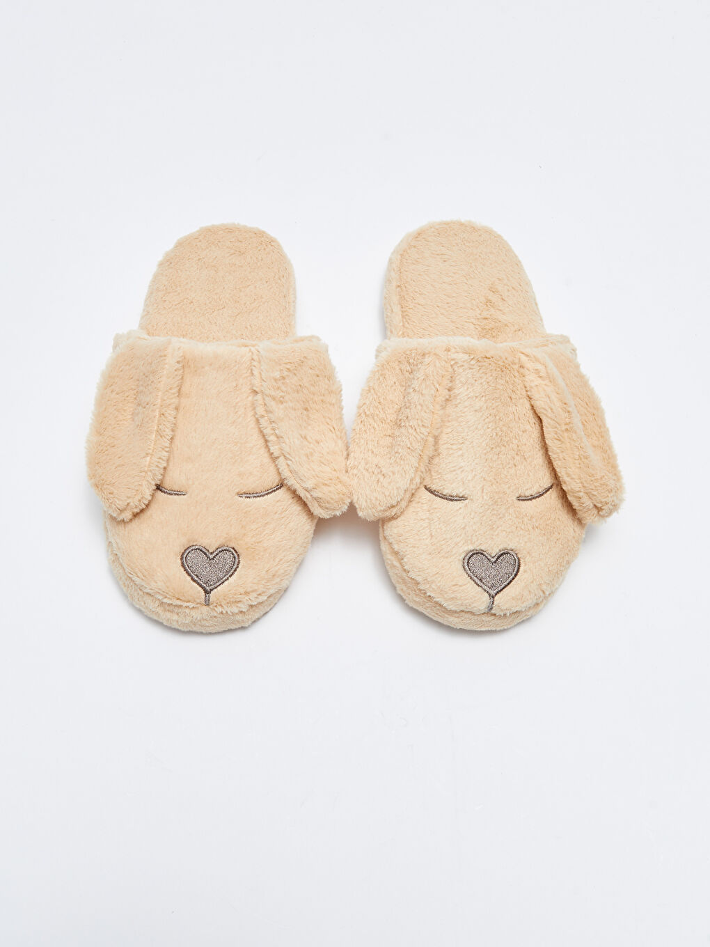 Домашние тапочки из плюша с вышивкой и 3D аппликацией для женщин-2