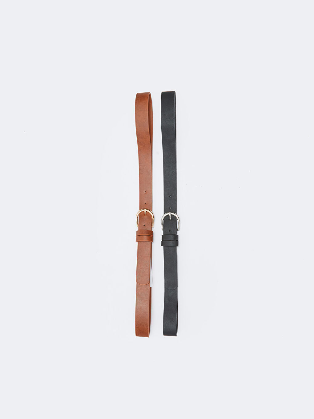 LCW ACCESSORIES Faux Leather Women's Belt 2 Pack -W2BN00Z8-F9C