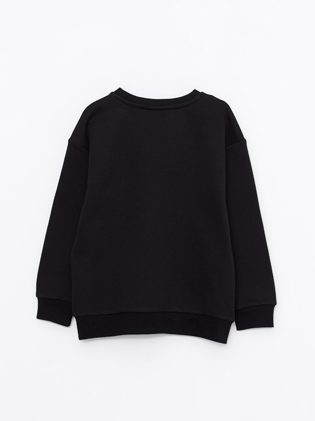 Свитшот с круглым вырезом, новогодней тематикой и длинным рукавом для девочки-4